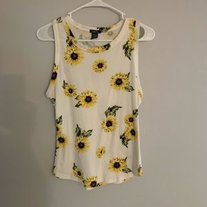 Sunflower tank top